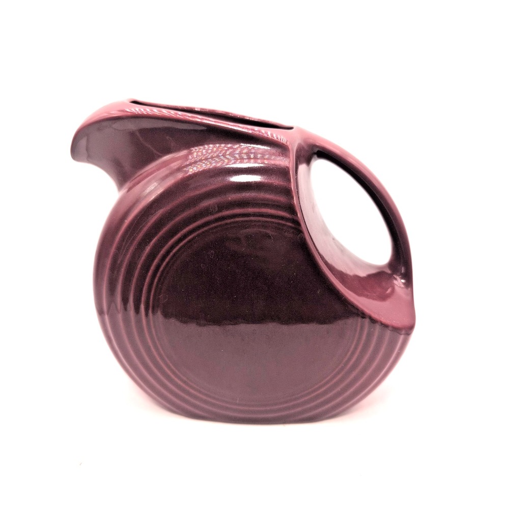 Vintage Fiesta Fiestaware Plum Purple Large Disk Pitcher